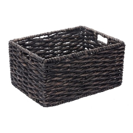 Hastings Home Set of 2 Hastings Home Rectangle Handmade Wicker Baskets made of Water Hyacinth, Seagrass Bins 705881BJY